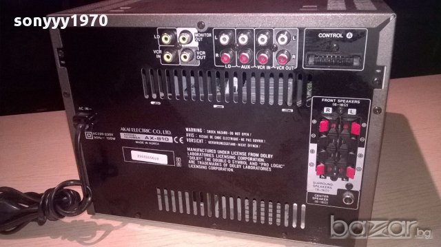 akai amplifier+deck2/revers/dolby-внос швеицария, снимка 14 - Ресийвъри, усилватели, смесителни пултове - 12752907