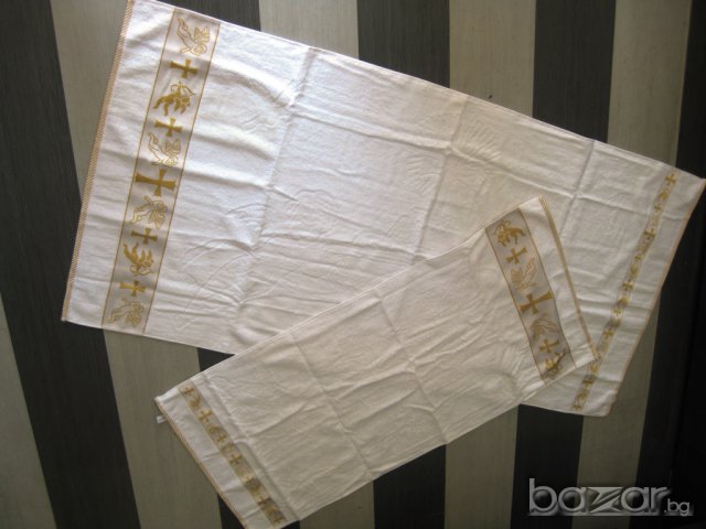 Кокплект 2 броя кърпи за Кръщене, снимка 8 - Подаръци за кръщене - 8122417