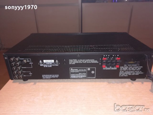 mitsubishi 200w stereo amplifier-внос швеицария, снимка 15 - Ресийвъри, усилватели, смесителни пултове - 20390491