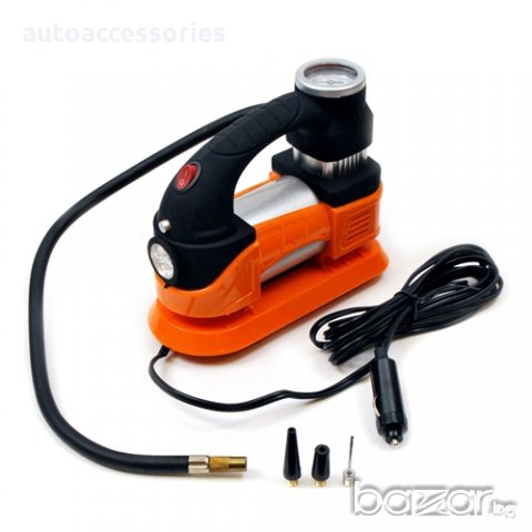 Компресор за помпане на гуми 12V - 219, снимка 1