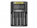 Nitecore UMS4 LCD Screen USB Battery Charger зарядно, снимка 2