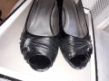 Дамски летни обувки черни удобни номер 37, снимка 3