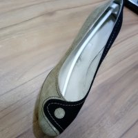 №36 Ест Велур БГ Обувки на Ток, снимка 3 - Дамски обувки на ток - 25485343