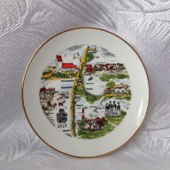"Кралицата на северно море" немска декоративна чиния за стена 20 см. нова, снимка 2 - Декорация за дома - 13463821