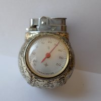 Стара газова запалка с термометър, снимка 2 - Други ценни предмети - 22409609