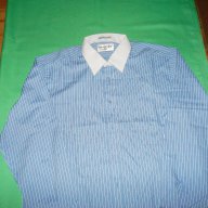 Класическа мъжка риза на райета от Hudson Follett, снимка 4 - Ризи - 16842123