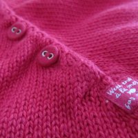 Ново детско пончо, наметало, розово за момиче 1-2 год., елегантно, снимка 6 - Детски пуловери и жилетки - 25130847