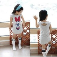 детска рокля туника с мини маус и гръб пандела, снимка 1 - Детски Блузи и туники - 7015485