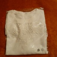 Дамска блуза №50 - синтетична коприна с бродерия, снимка 5 - Ризи - 17232208