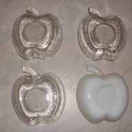 Сет купички с форма на ябълки, за ядки - прекрасни , снимка 4 - Форми - 11759884