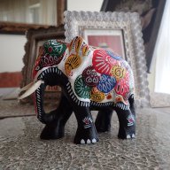статуетка дървен слон от Шри Ланка, снимка 2 - Статуетки - 17506563