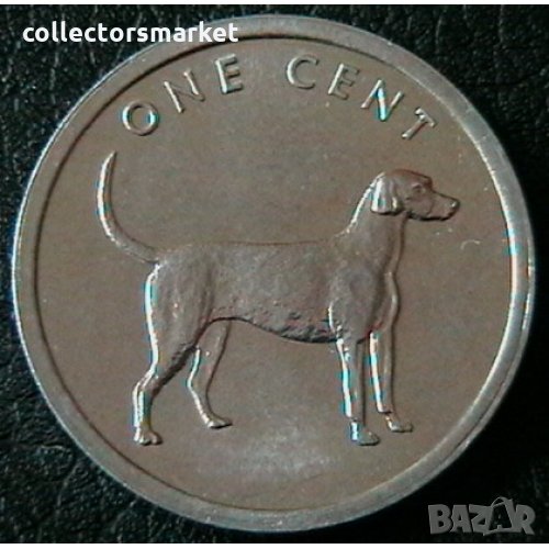 1 цент 2003 (Ловджийско куче), острови Кук, снимка 1