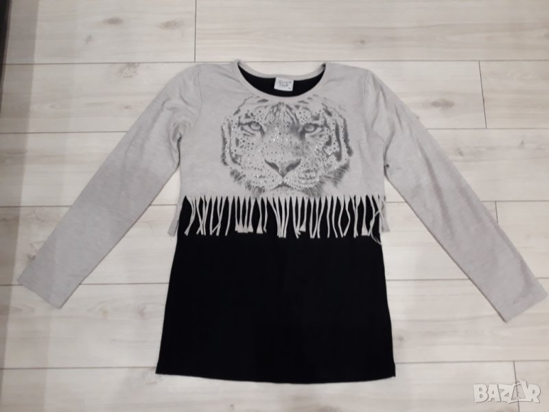 Детска блуза с тигър с камъчета марка Breeze Girls, снимка 1