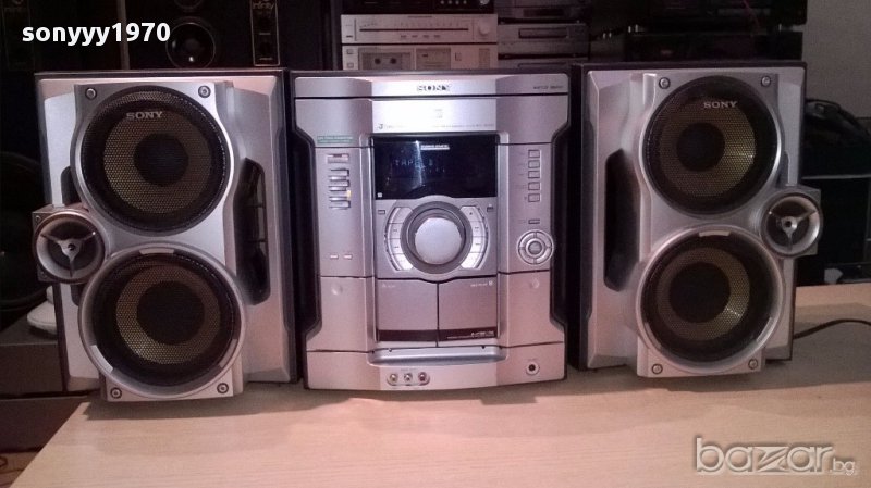 Sony cd/tuner/deck+2 колони-внос швеицария, снимка 1