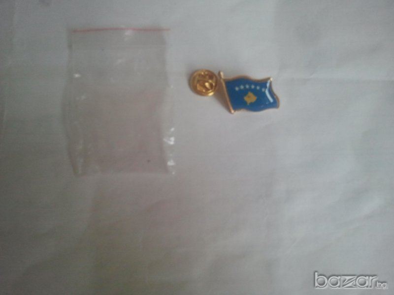 Продвам значка със знамето на Косово., снимка 1
