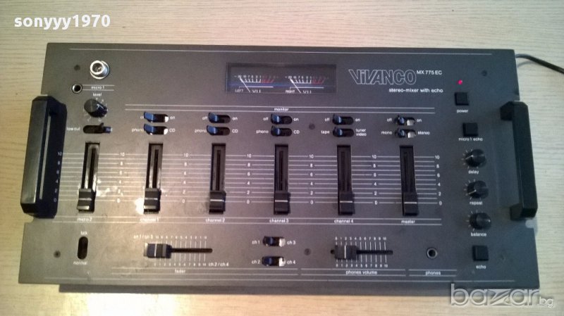 Vivanco mx775ec stereo mixer/eho-germany-внос швеицария, снимка 1