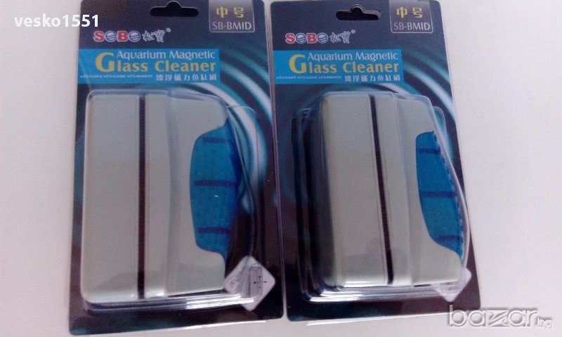 Магнитна чистачка за аквариум, снимка 1