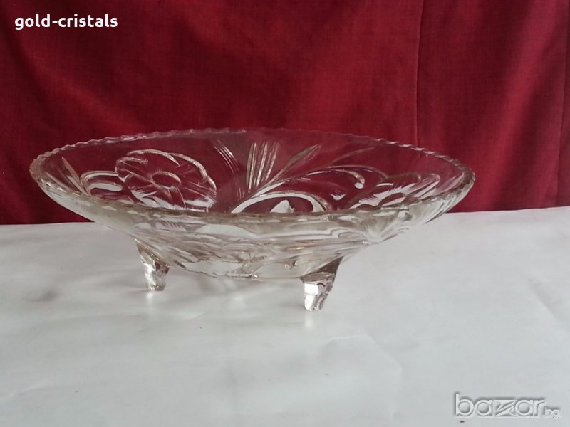 стъклена купа фруктиера , снимка 1