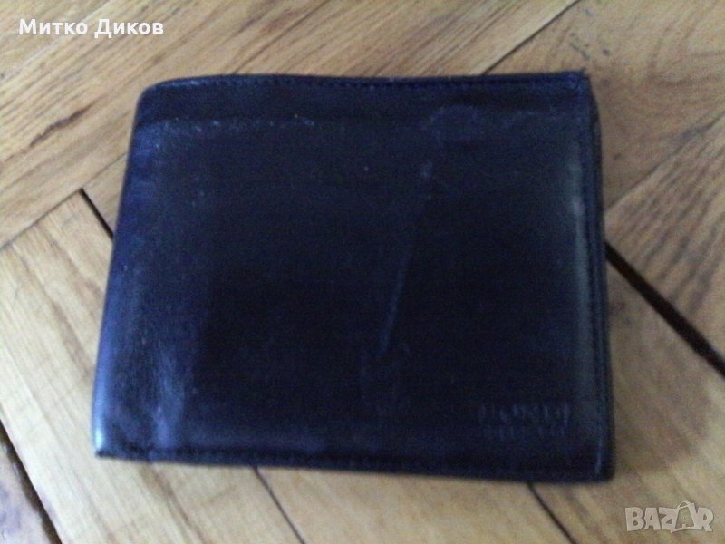 Портфейл Бонд естествена кожа 120х95мм, снимка 1