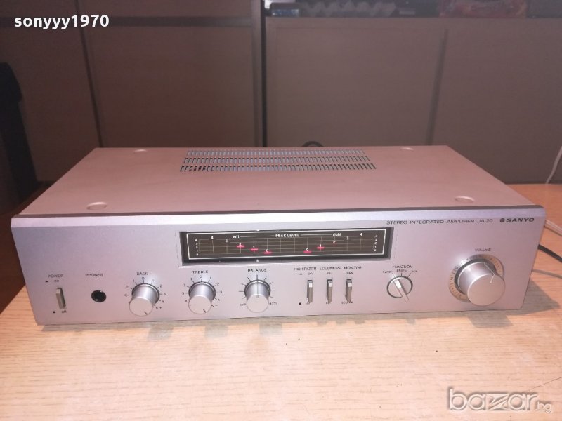 sanyo stereo amplifier-made in japan-внос швеицария, снимка 1
