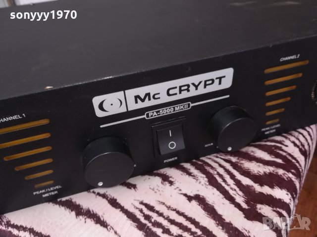 mc crypt-ЯКО стъпало за ремонт/части-внос швеицария, снимка 6 - Ресийвъри, усилватели, смесителни пултове - 23691860