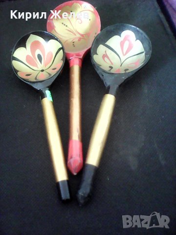 Дървени лъжици 49 , снимка 4 - Антикварни и старинни предмети - 24042492