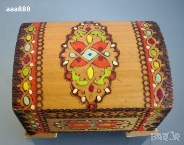 Дървени пирографирани кутии мускали, снимка 9 - Декорация за дома - 23642980