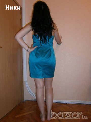Нова елегантна тюркоазена рокля "Atmosphere" - размер 40,UK 12, снимка 5 - Рокли - 11185738