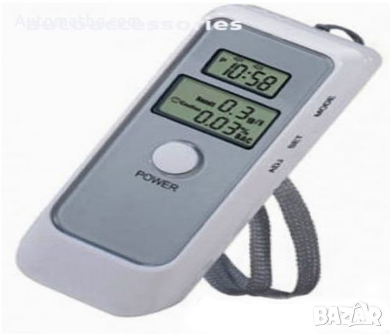 Дрегер за алкохол с LCD дисплей и часовник, снимка 2 - Аксесоари и консумативи - 23987451