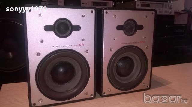 Aurex/toshiba ss-s12w 2х80watts/8ohms-22/15/12см-метални-внос швеицария, снимка 4 - Тонколони - 15655279