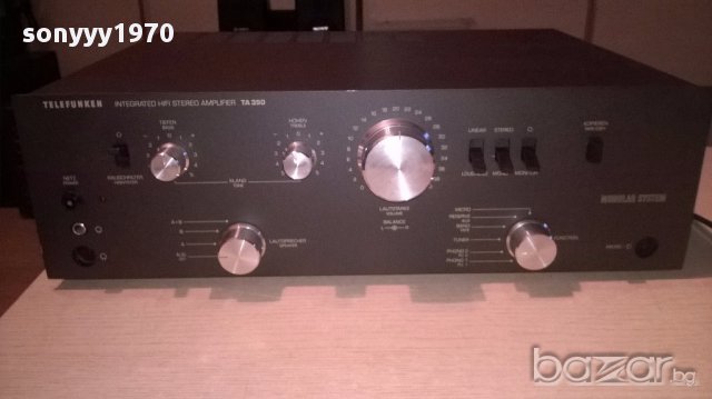 Колекционерска ретро машина telefunken ta350-внос швеицария, снимка 8 - Ресийвъри, усилватели, смесителни пултове - 17970540