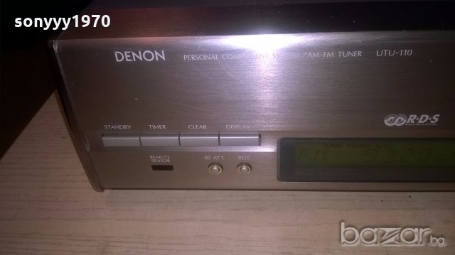 denon utu-110 tuner/rds-made in germany-внос англия, снимка 9 - Ресийвъри, усилватели, смесителни пултове - 19253393