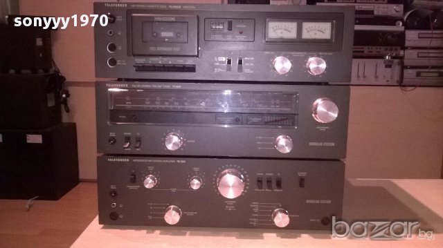 telefunken-tuner+deck+amplifier-ретро комплект-внос швеицария, снимка 5 - Ресийвъри, усилватели, смесителни пултове - 17998705