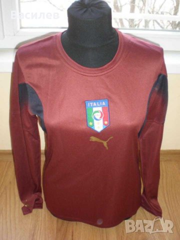 Puma Italy оригинална спортна блуза S внос Англия, снимка 1 - Спортни екипи - 24810695