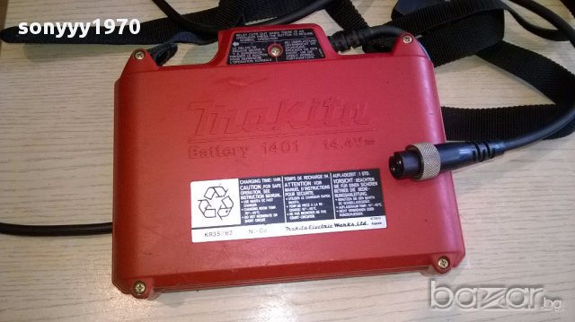 Makita battery 1401-14.4v-профи батерия с раница-внос швеицария, снимка 18 - Други инструменти - 17753193