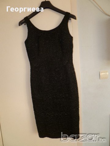 Страхотна малка черна рокля Малък размер, снимка 2 - Рокли - 15648291