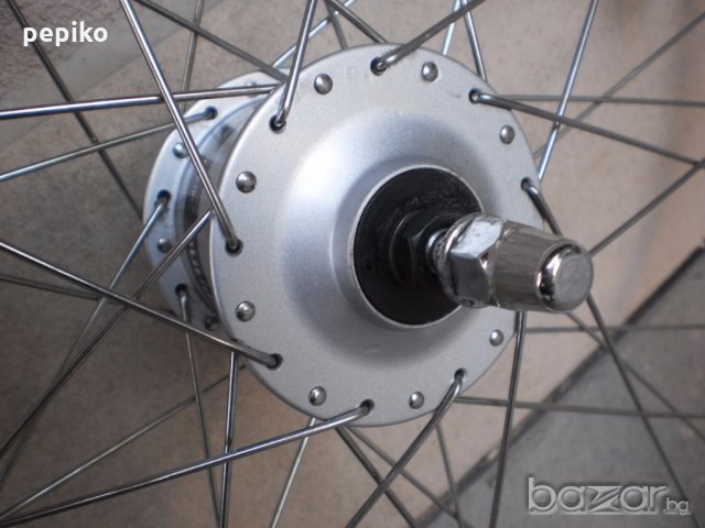 Продавам колела внос от Германия двойностенна усилена капла с динамо главина 26 цола SHIMANO DH-3N30, снимка 9 - Части за велосипеди - 19240251
