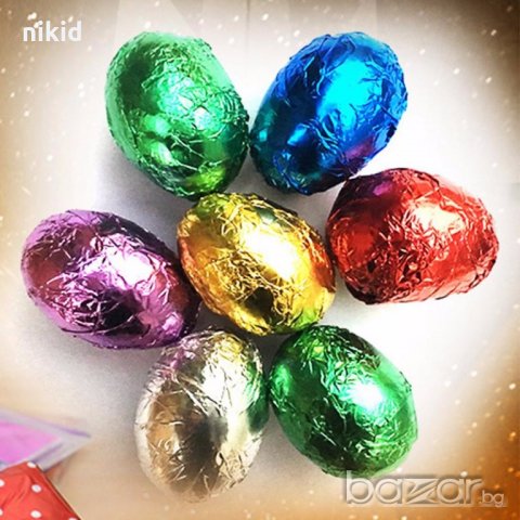 20 листчета листи цветно фолио станиол за опаковане на бонбони близалки лакомства украси и др., снимка 3 - Други - 18631298