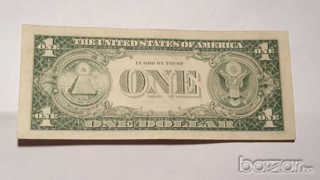 Рядко Срещана $ 1 Долар 1935-G с МОТО на гърба, снимка 2 - Нумизматика и бонистика - 19863275