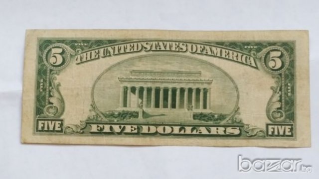 RARE $ 5 DOLLARS 1934-B  Low Issue, снимка 5 - Нумизматика и бонистика - 19845364