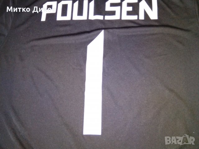 Вратарска футболна тениска Найк №1 Поулсен размер ХЛ, снимка 11 - Футбол - 24614442