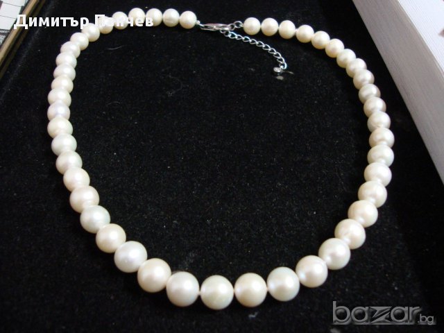 Колие от перли Сваровски, снимка 2 - Колиета, медальони, синджири - 16937666