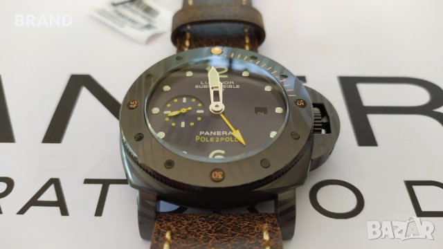 Panerai Luminor SUBMERSIBLE CARBOTECH™ Pole2PoleGMT механичен клас 5A+, снимка 18 - Мъжки - 26077561