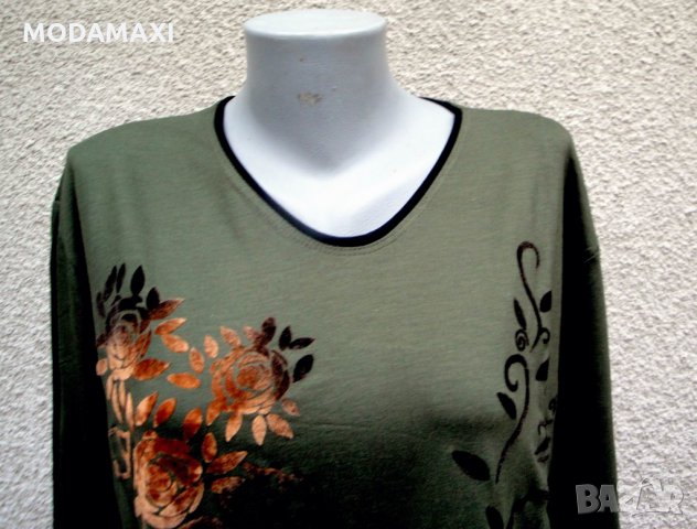 3XL Нова туника Asmin , снимка 2 - Блузи с дълъг ръкав и пуловери - 23755587