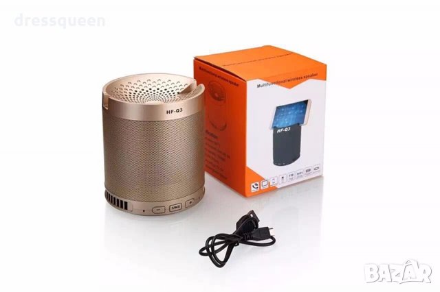 HFQ3 Безжична тонколона с блутут и  поставка за телефон, снимка 7 - Слушалки и портативни колонки - 23449555