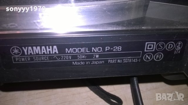 yamaha p-28 made in japan-внос швеицария, снимка 11 - Грамофони - 24068292