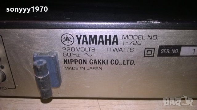 yamaha t-720 tuner-made in japan-за ремонт-внос швеицария, снимка 13 - Ресийвъри, усилватели, смесителни пултове - 22823046
