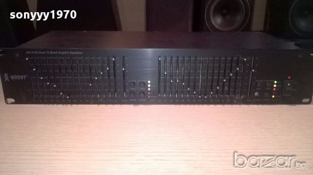 Boost eq-215s dual 15 band equalizer-внос швеицария, снимка 3 - Ресийвъри, усилватели, смесителни пултове - 12925918