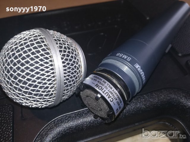 shure sm58-microphone-професионален-жичен, снимка 16 - Микрофони - 20974109