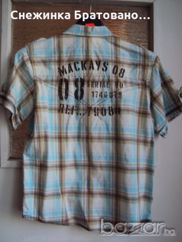 Детска  маркова риза с къс ръкав, снимка 2 - Детски ризи - 19229093